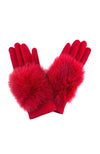 Woven Down & Fox Gloves