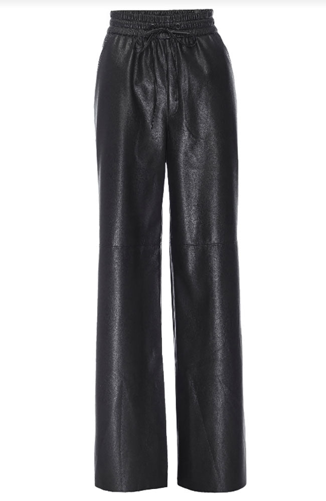 Leather Wide Leg Pant