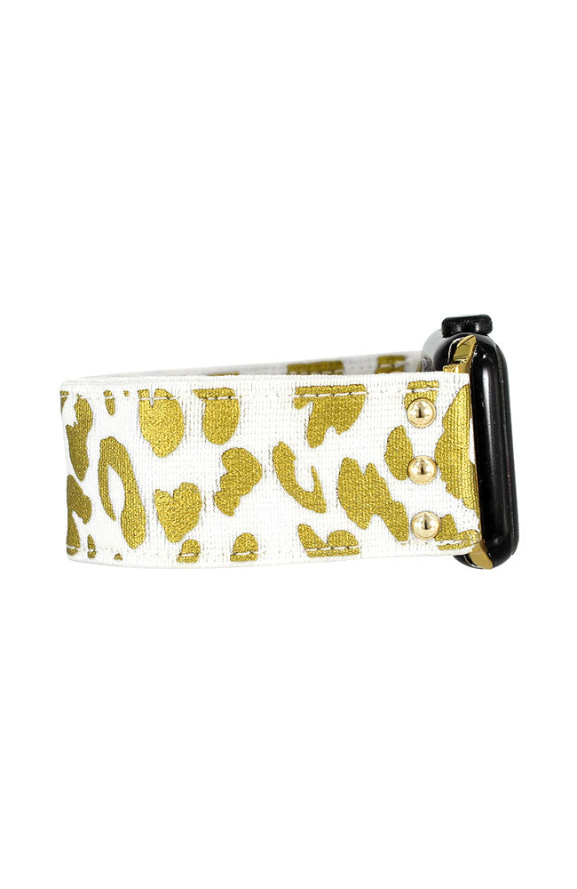 Apple Watch Band Gold Leopard 13CM