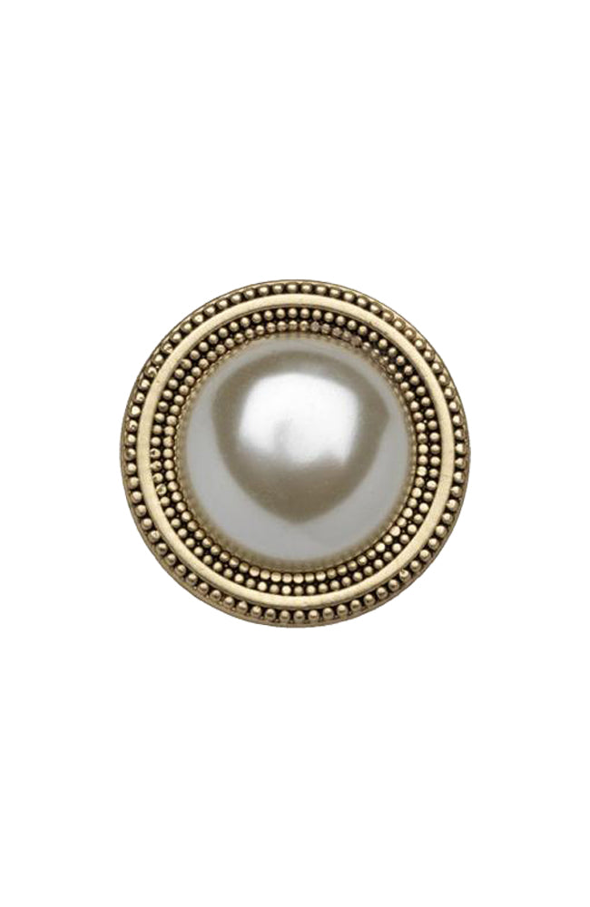 Gold Pearl Scarf Pin