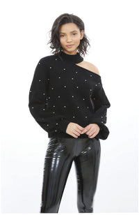 Dakota Cutout One Shoulder Sweater