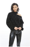Dakota Cutout One Shoulder Sweater