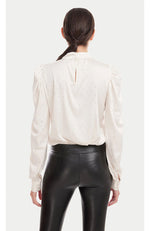 Rosalia Crystal Mock Neck