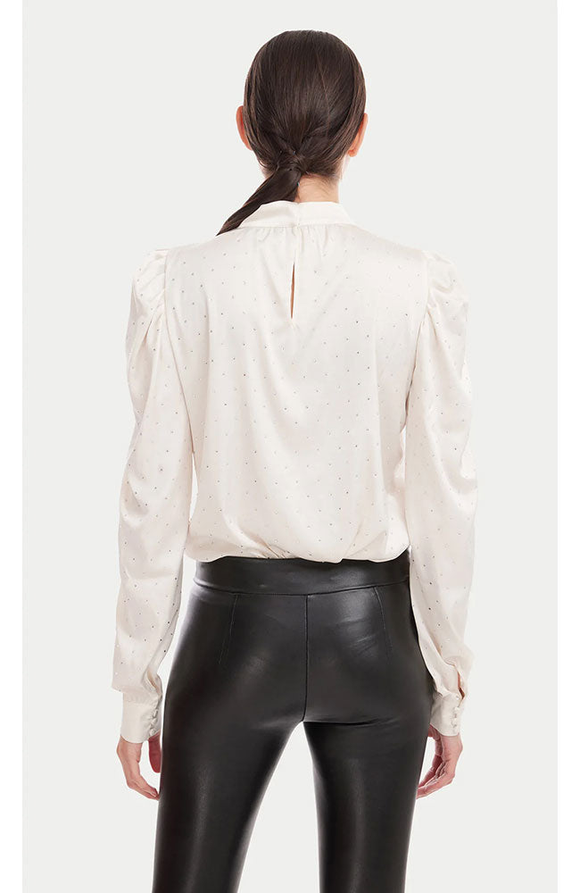 Rosalia Crystal Mock Neck