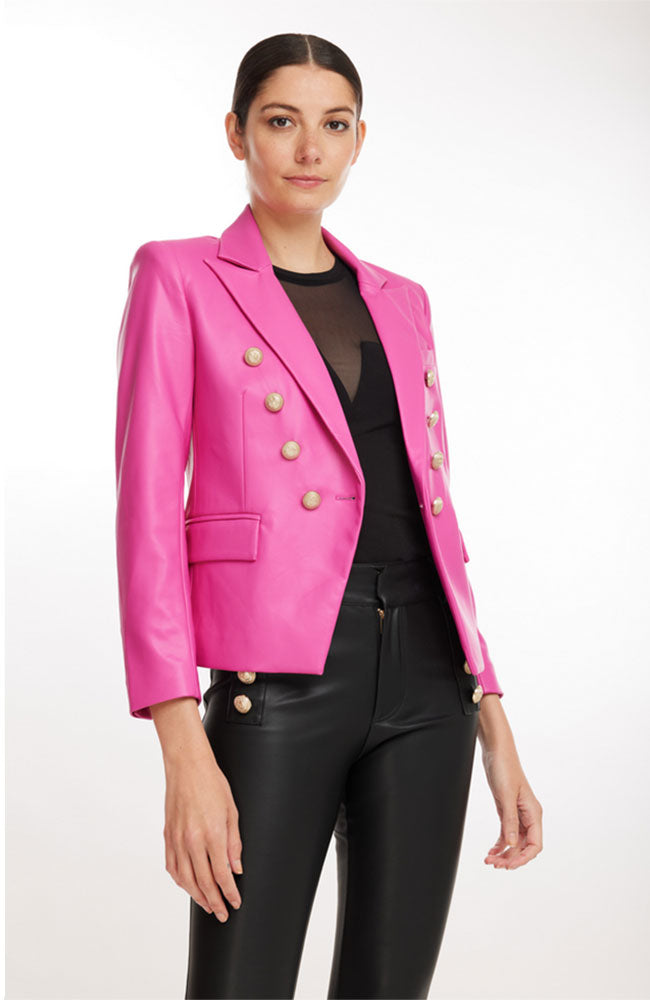 Delilah Vegan Leather Blazer