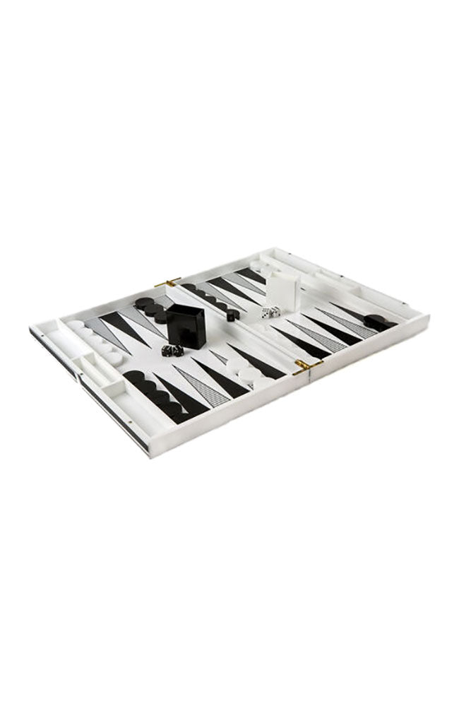 White Backgammon Set