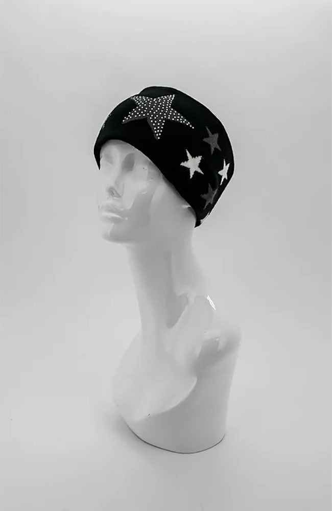 Knit Headband with Stars