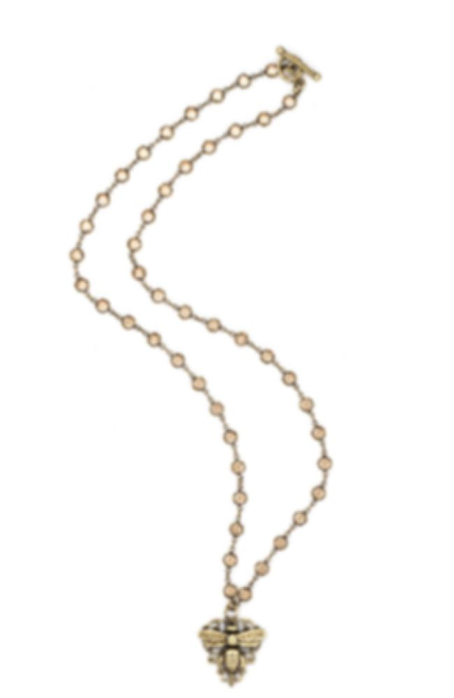 28" Golden Shadow Chanel Set Necklace