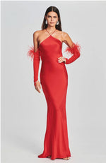 Justine Dress in Red