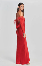 Justine Dress in Red
