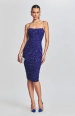 Prim Dress in Royal Blue