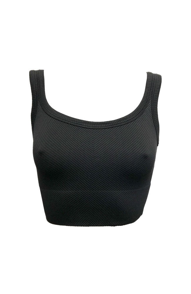 Diagonal Rib Bralette