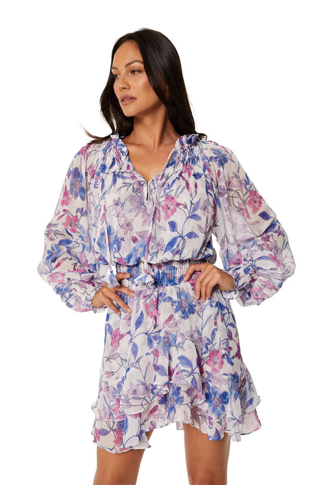 Almaha Dress - Amethyst Floral