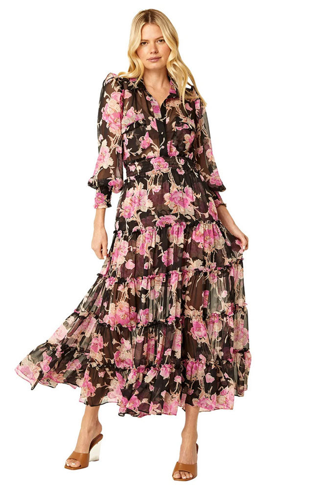 Aydeniz Dress in Rosetta Thorn