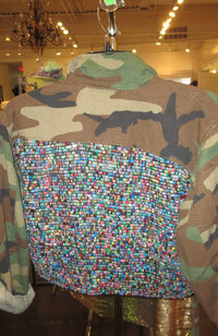 Gr Camo Crop Flower