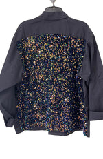 Moody on Solid Navy Jacket FL