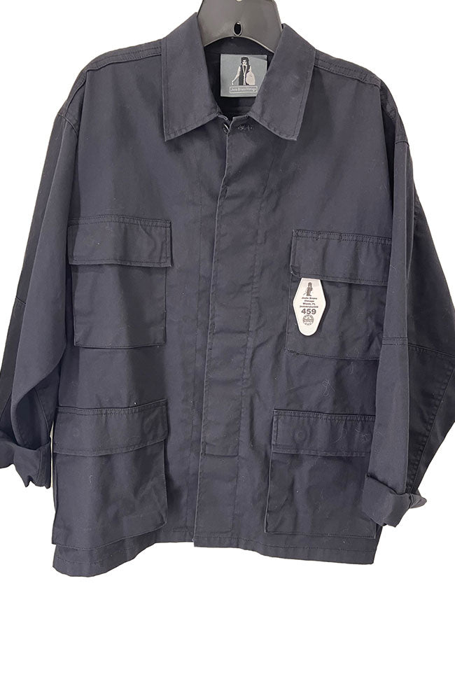 Moody on Solid Navy Jacket FL