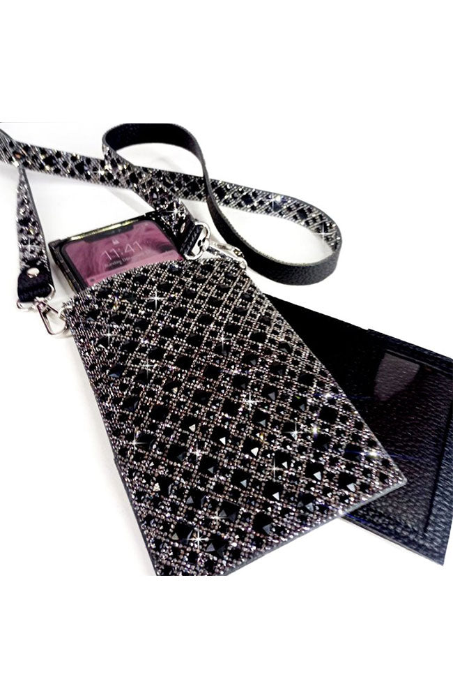 Royal Ice Cell Purse Black Diamond