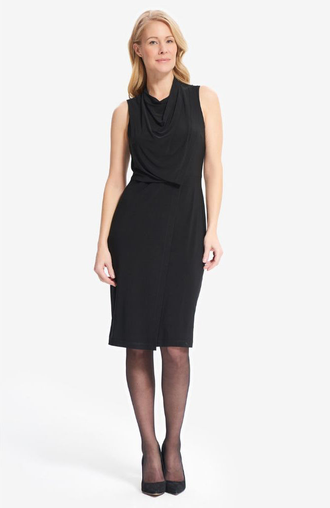Cowl Neck Sleeveless Dress