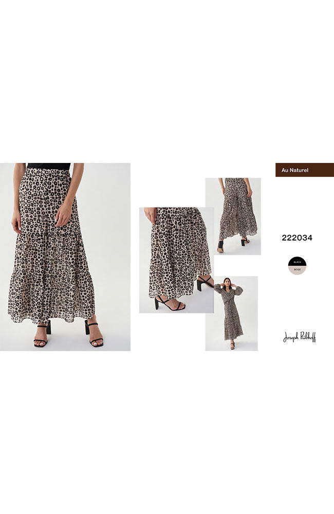 Animal Print Ruffle Palazzo