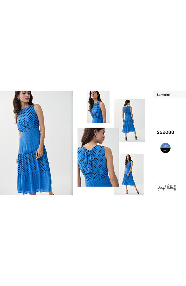 Sleeveless Polka Dot Dress
