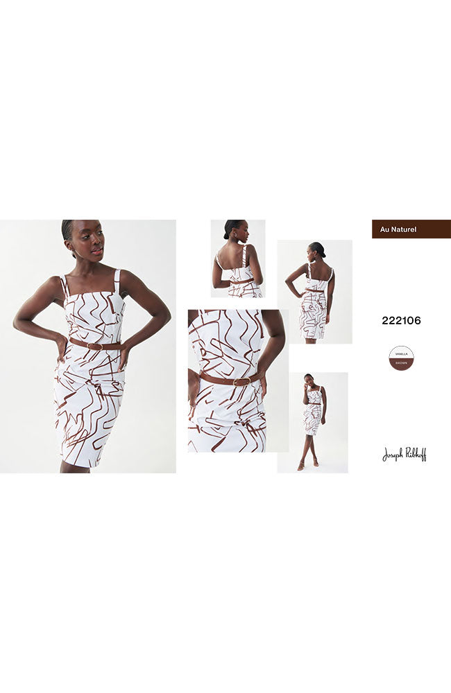 Square Neck Fitted Dress