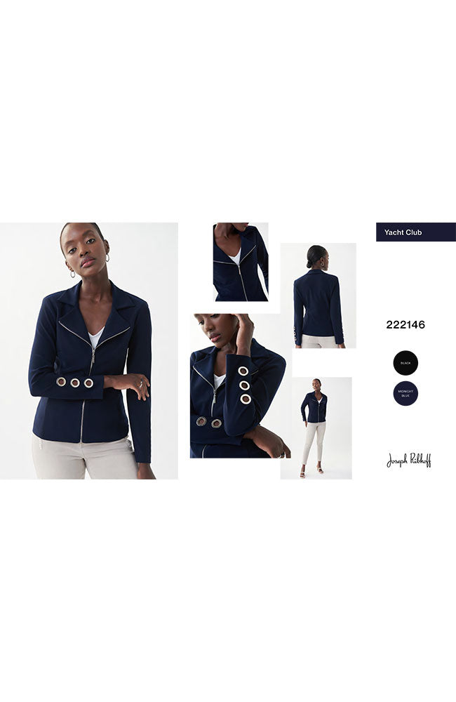 Grommet Sleeve Jacket