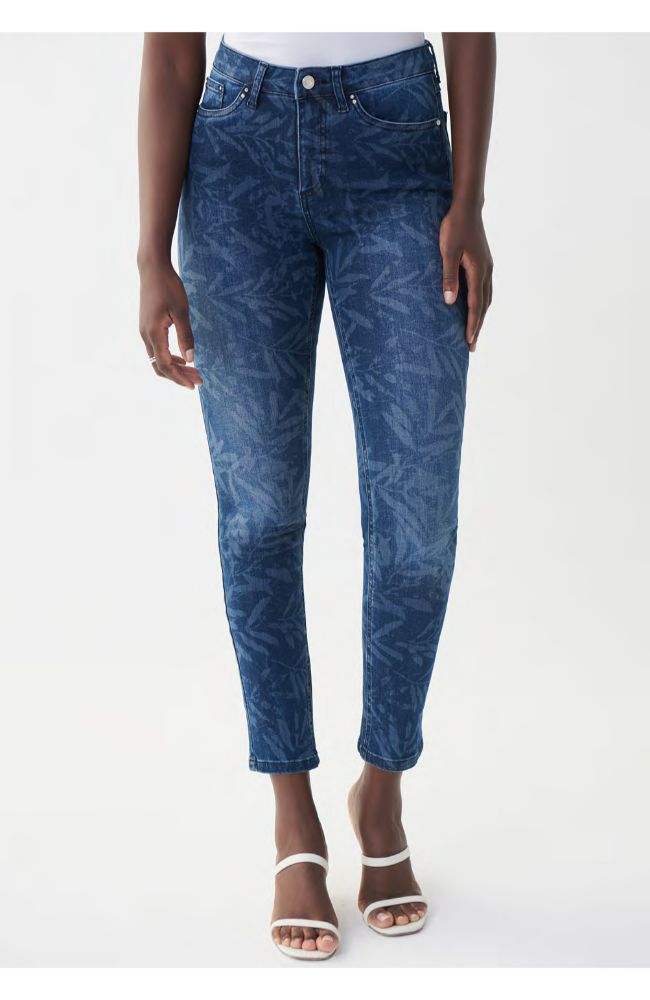 Jean with Leaf Pattern
