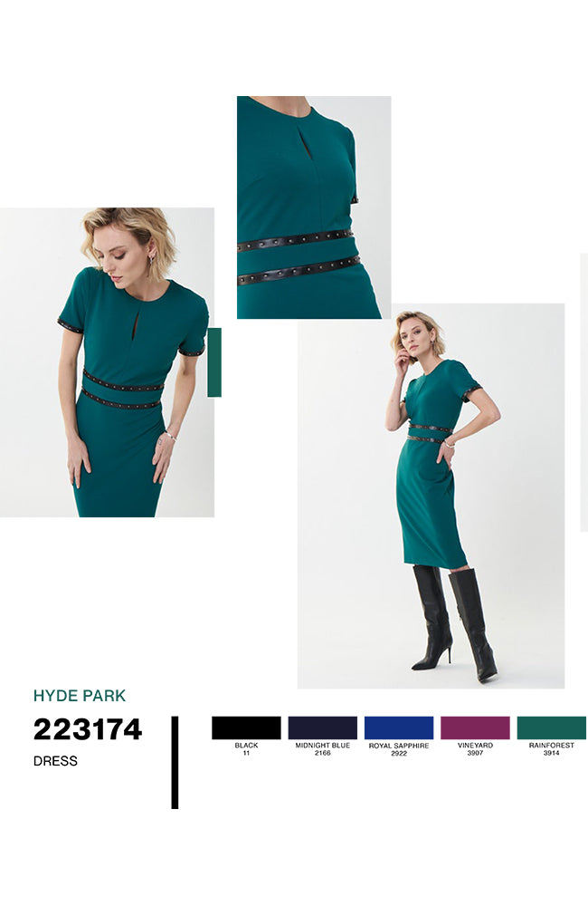 Scuba Crepe Sheath Dress 42" HPS
