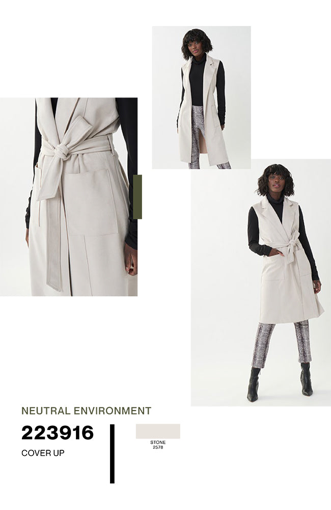 Suede Scuba Fit Vest