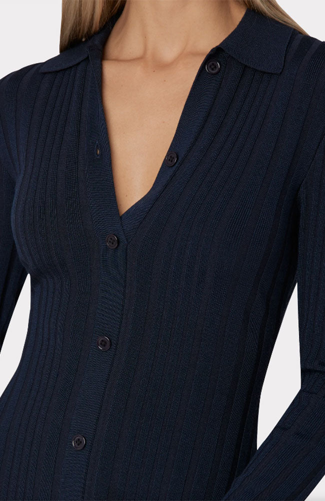 Polo Cardigan Dress