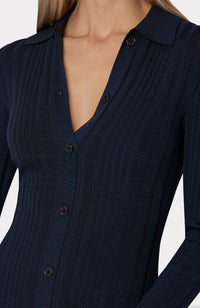 Polo Cardigan Dress
