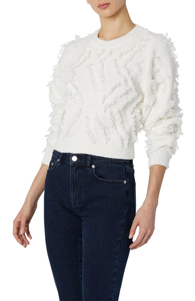 Loop Fringe Crop Top