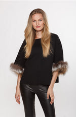 Sweater with Fox Sleeve