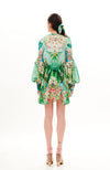 Balloon Arms Short Dress