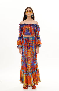 Off Shoulder Full Arms Top