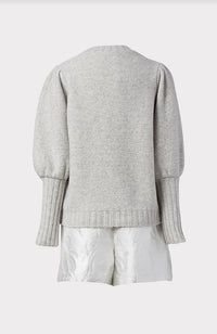 Sequin Poof Sleeve Sweater