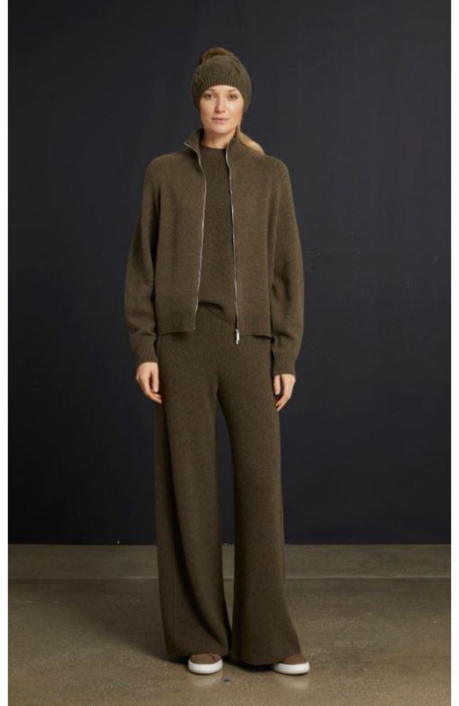 MWAL6RKC04 Stand Collar Cardigan