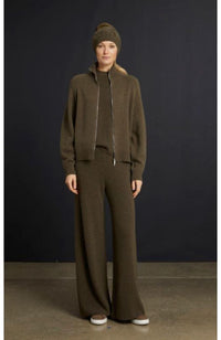 MWAL6RKC04 Stand Collar Cardigan
