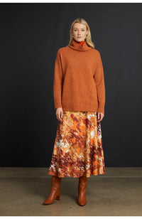 MWAR7VKC04 Mouline Stand Collar Sweater