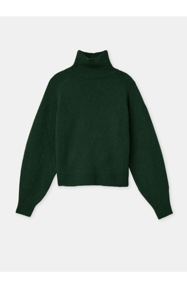 MWAP7RKC69 Stand Collar Raglan Sleeve Sweater