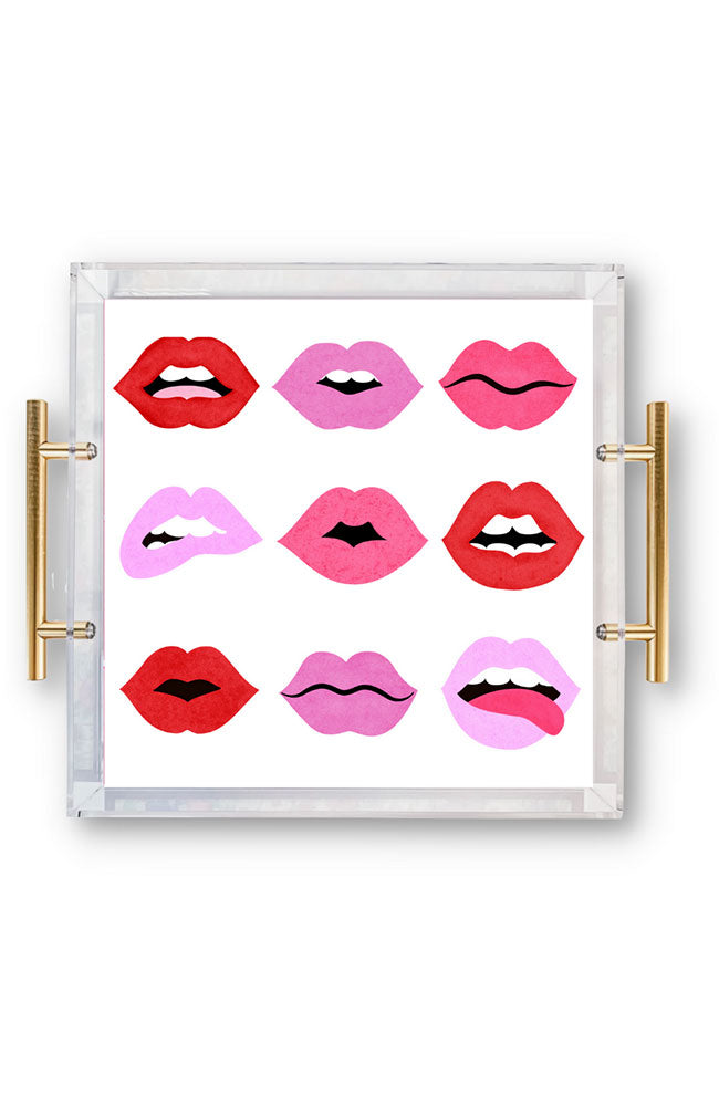 Pucker Up Large Tray