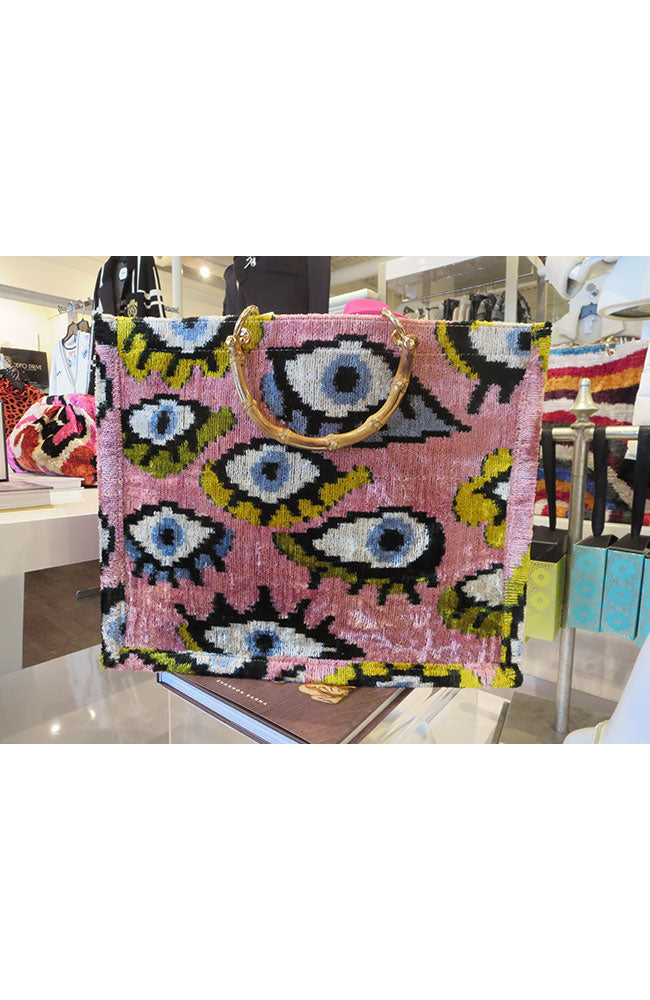 Electric Pink Eye Tote