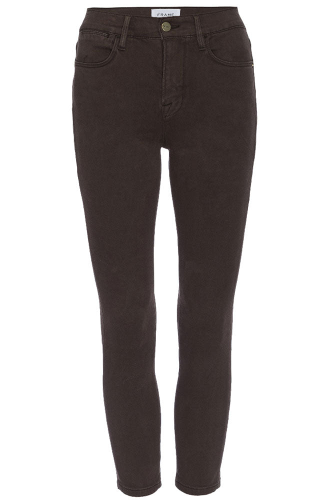 Le High Skinny Crop in Mahogany
