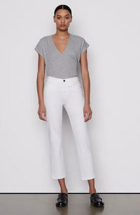 Le High Straight in Chalk White