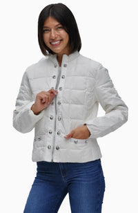 Lia Puffer Jacket with Stones