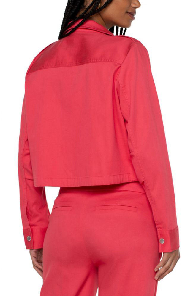 Utility Crop Jacket Watermelon
