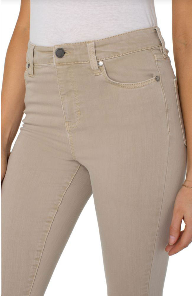 Abby Hi Rise Ankle 28" Inseam in Chai Tan