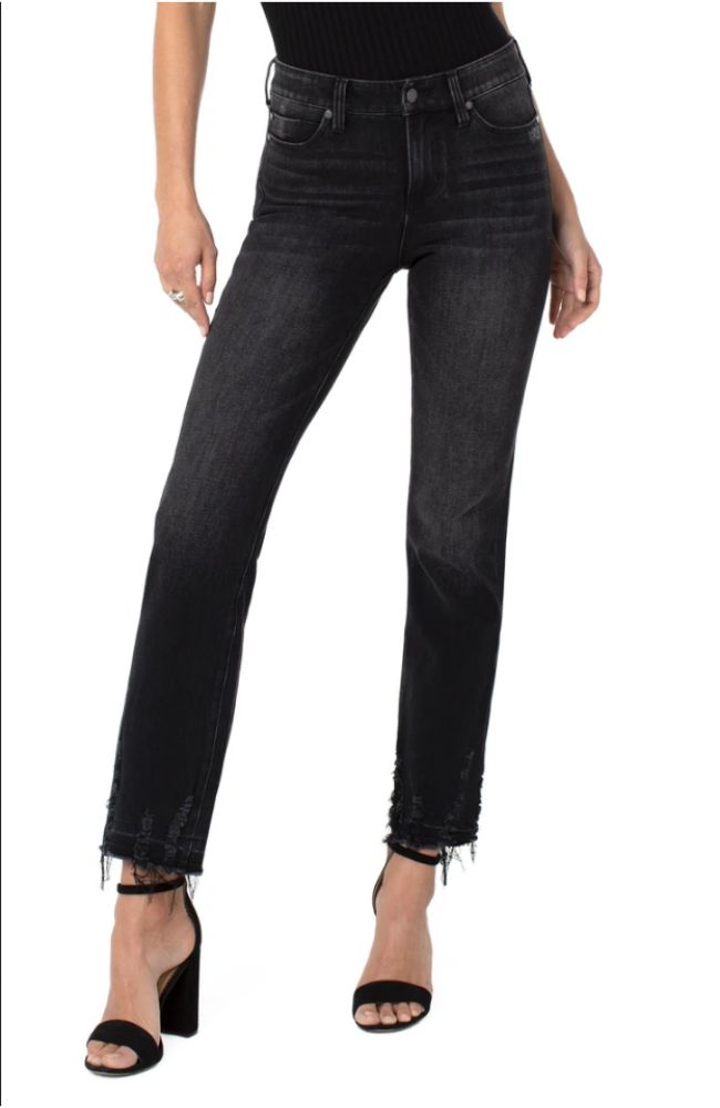 Sadie Straight Destructed Hem
