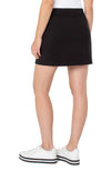 Pull on Knit Skort in Black